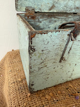 Load image into Gallery viewer, Fabulous Rustic Blue Scratch Built Box
