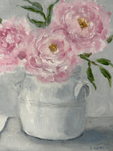 Load image into Gallery viewer, Frilly Peony Oil Painting
