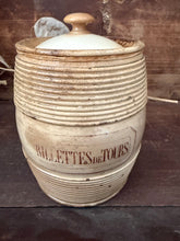 Load image into Gallery viewer, Large Stained French Stained Vintage Rillettes de Tours Pot
