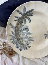 Load image into Gallery viewer, French Ironstone Birds Transferware Dish
