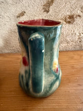 Load image into Gallery viewer, Beautiful Barbotine French Majolica Floral Jug
