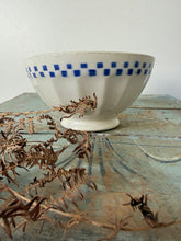 Load image into Gallery viewer, French Blue Checked Cafe au Lait
