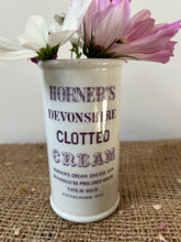 Load image into Gallery viewer, Rare Horners Purple Font Clotted Cream Pot
