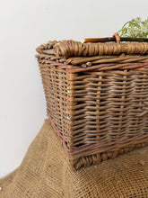 Load image into Gallery viewer, Super  French Vintage Wicker Basket
