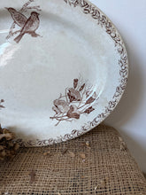 Load image into Gallery viewer, French Faience Bird Oval Platter
