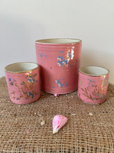 Load image into Gallery viewer, Lovely Set of 3 Pink St Uze Canisters
