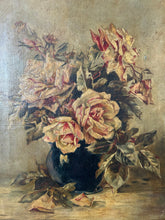 Load image into Gallery viewer, Vintage Roses Oil on Canvas
