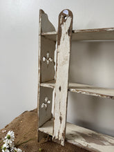 Load image into Gallery viewer, Gorgeous French Chippy White Painted Wooden Shelves
