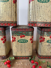 Load image into Gallery viewer, Fabulous Set of Five French Storage Canisters
