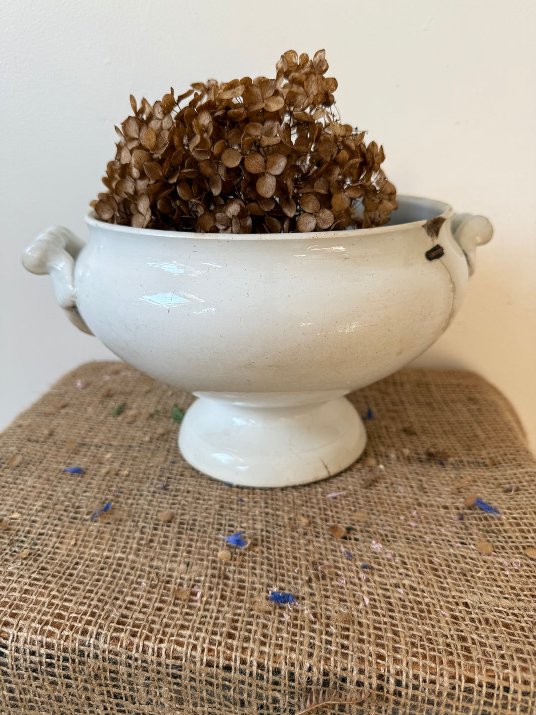 Vintage Ironstone Stapled Soupiere