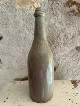 Load image into Gallery viewer, French Vintage Stoneware Cider Bottle
