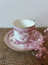 Load image into Gallery viewer, Pretty Pink Vintage Coffee Can and Saucer
