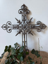 Load image into Gallery viewer, French Vintage Cast Iron Cross
