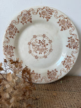 Load image into Gallery viewer, Pretty French Sepia Transferware Plate

