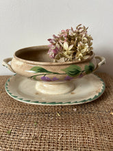 Load image into Gallery viewer, Pretty French Ironstone Floral Pot
