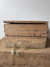 Load image into Gallery viewer, French Antique Wooden Champagne Crate
