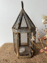 Load image into Gallery viewer, Vintage Metal Caged Lantern

