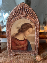 Load image into Gallery viewer, Gentle Print of Lady On Wood
