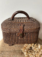 Load image into Gallery viewer, French Handled Wicker Basket
