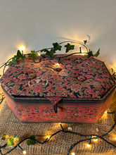 Load image into Gallery viewer, Vintage French Fabric Sewing/Storage Box
