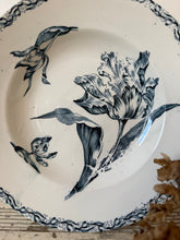 Load image into Gallery viewer, Beautiful French Blue Tulipe Ironstone Dish
