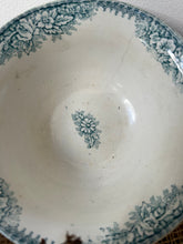 Load image into Gallery viewer, Small Green Transferware Bowl
