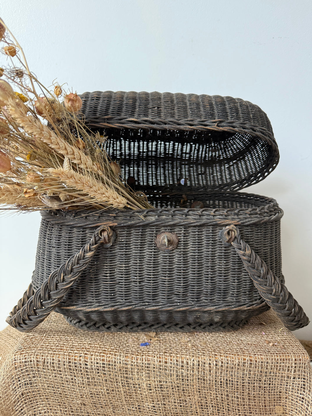 French Countryside Wicker Basket