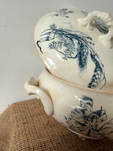 Load image into Gallery viewer, French Huge Blue Transferware Soupiere
