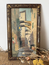 Load image into Gallery viewer, Gentle French Framed Painting Dated 1941
