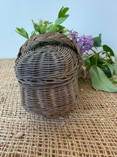 Load image into Gallery viewer, French Mini Bressan Wicker Basket
