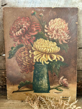 Load image into Gallery viewer, French Floral Oil on Board
