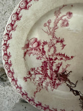 Load image into Gallery viewer, French Pink Ironstone ‘Chardons’ Extra Large Plate
