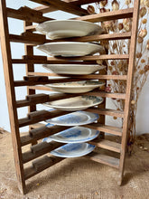 Load image into Gallery viewer, French Vintage Wooden Plate Rack
