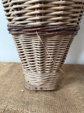 Load image into Gallery viewer, French Vintage Wicker Harvesting Basket
