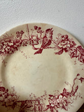 Load image into Gallery viewer, French Crazed and Buttery Pink Transferware Plate

