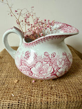 Load image into Gallery viewer, French Vintage Sarreguimes Pink Jardiniere
