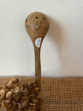 Load image into Gallery viewer, French Textured Vintage Olive Spoon
