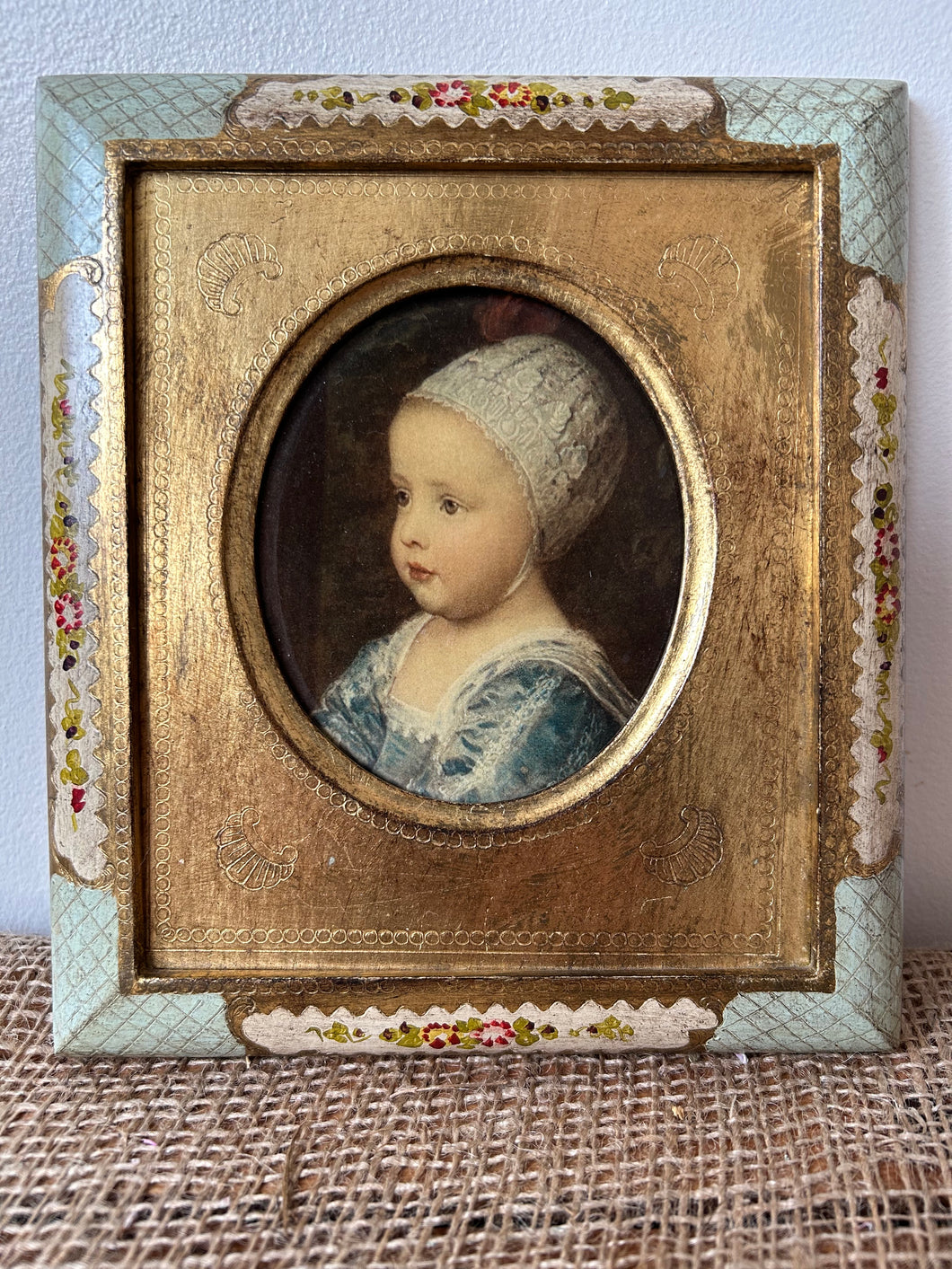 Beautiful Florentine Vintage Portrait