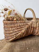 Load image into Gallery viewer, French Vintage Wicker Harvesting Basket
