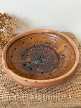 Load image into Gallery viewer, Antique French Glazed Terracotta Berry Drainer
