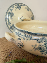 Load image into Gallery viewer, Beautiful Rose Floral Transferware Soupiere
