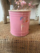 Load image into Gallery viewer, French St Uze Pink and Enamel Thè Canister
