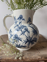 Load image into Gallery viewer, French Vintage Blue Transferware Jug

