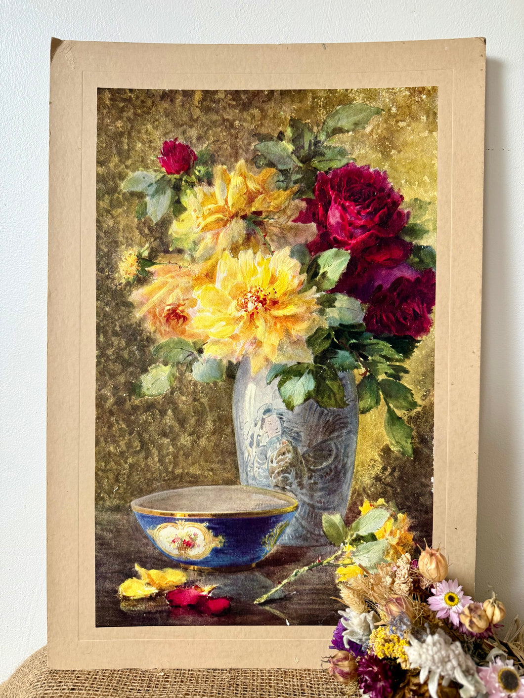 Gorgeous Vintage Rose Print