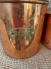 Load image into Gallery viewer, French Vintage Copper Canisters
