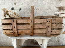 Load image into Gallery viewer, Bleached French Rustic Bentwood Basket
