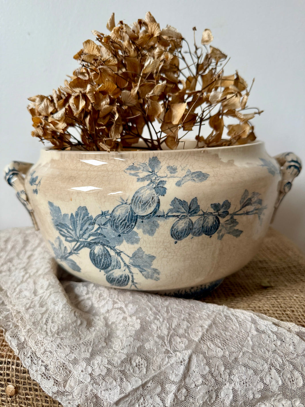 Gorgeous Ironstone Buttery Soupiere