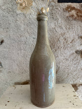 Load image into Gallery viewer, French Vintage Stoneware Cider Bottle
