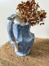 Load image into Gallery viewer, Elegant Blue and White Antique Jug
