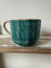 Load image into Gallery viewer, Beautiful Jewel Green Sarreguimes Vintage Cup
